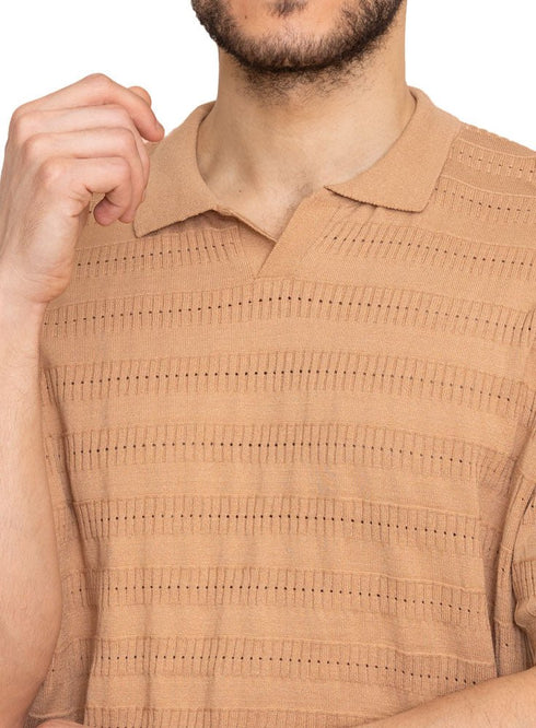 Coffee Design 13 - F - Polo Neck T-Shirt - Khotwh